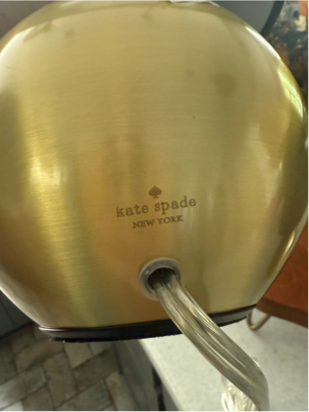 Gold Kate Spade Table Accent Lamps - Picture 4 of 4